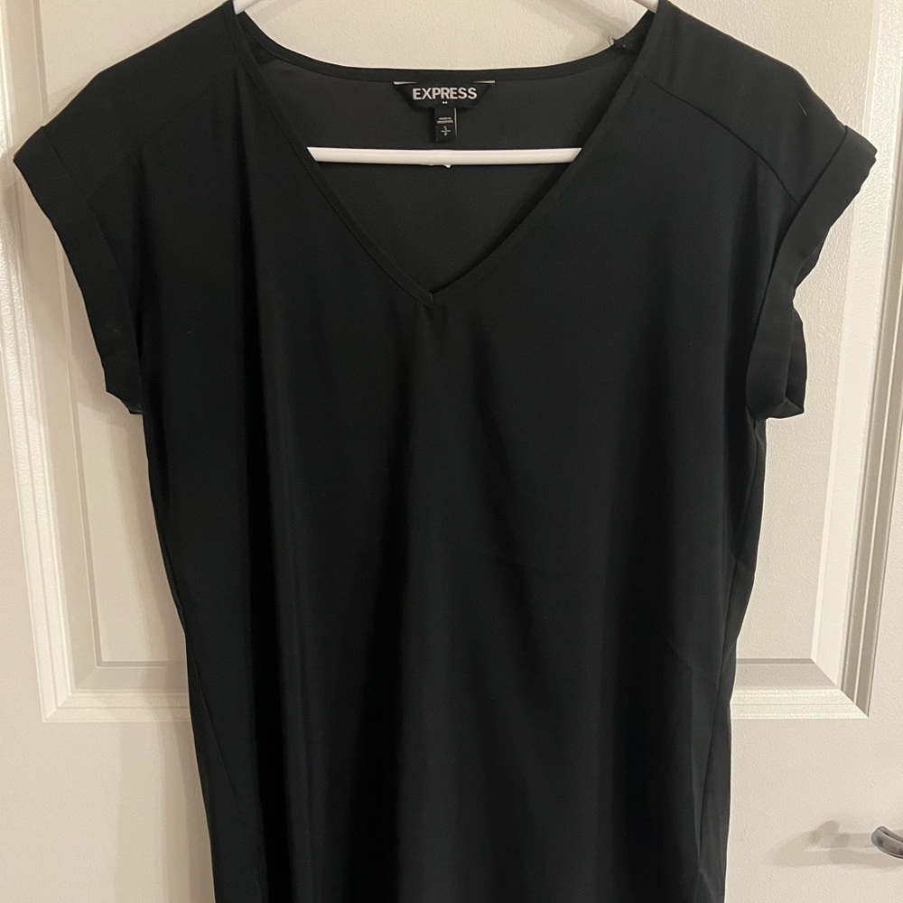 Silky Black Shirt